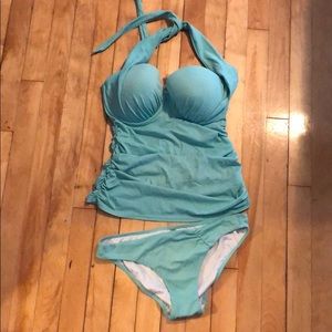 Victoria Secret Teal Tankini👙
